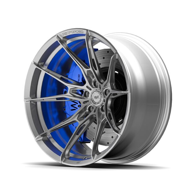 SET | WF R.2-FORGED FROZEN SILVER 22" | CONTINENTAL + RDKS | BMW M5 G90/G99