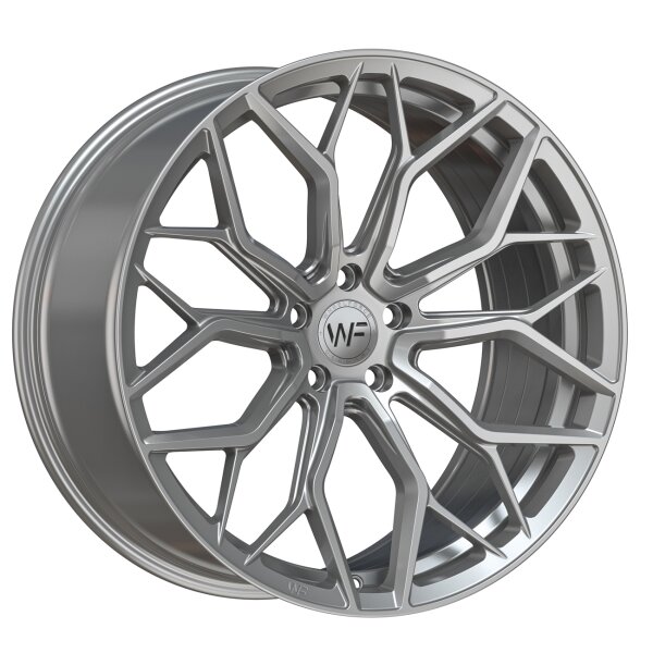 WF HE.1-FF | 21x9.5 ET35 5/114.3 | Frozen Silver