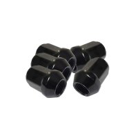 20x Radmuttern/Lug nuts M12x1,5x60° BLACK