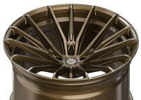 SET | WF CF.4 - FF SATIN BRONZE 20" |  MICHELIN + RDKS | AUDI RS4 / 5 B8 + B9