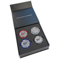 WF MULTIPIECE FORGED V3 CAP | GLOSS STEEL BLUE BASE