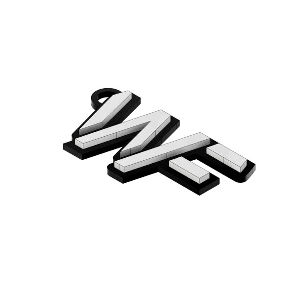 S2 - BLACK WHITE "WF FORM"" 60x32