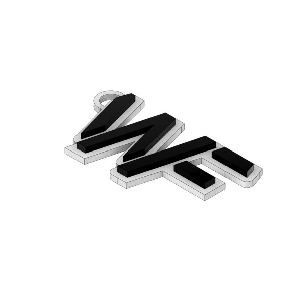 S2 - WHITE BLACK "WF FORM"" 60x32